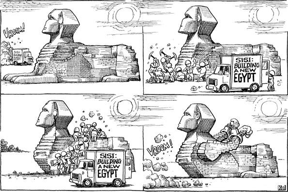 Egypt's sisi Cartoon