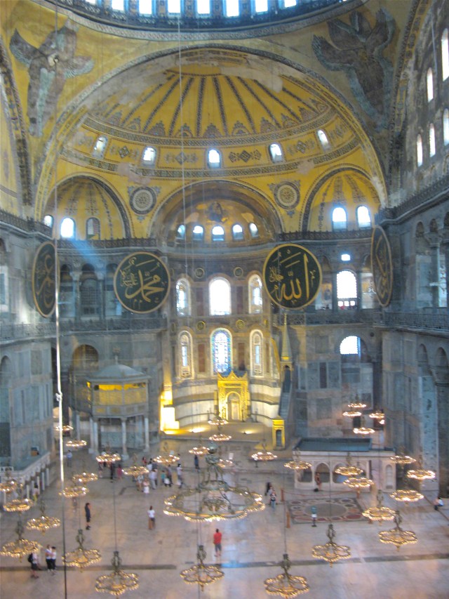 Inside Hagia Sophia