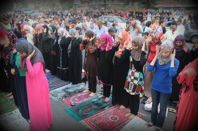 Eid prayer in Egypt 1