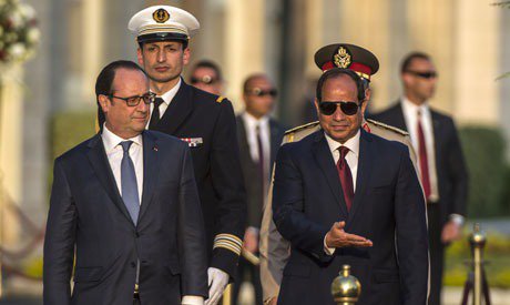 France Hollande in Egypt
